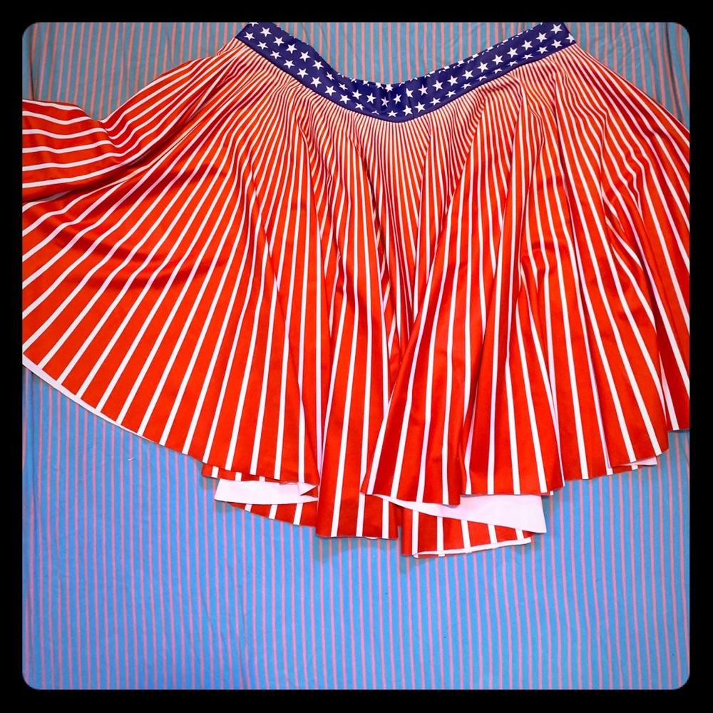 Black Milk Clothing Star Spangled Cheerleader Skrt